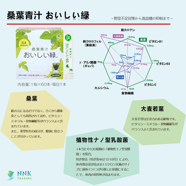 桑葉青汁 おいしい緑